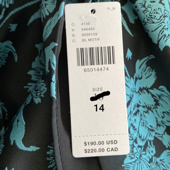 Anthropologie HUTCH Floral Jacquard Cut-out Mini - Picture 5 of 8